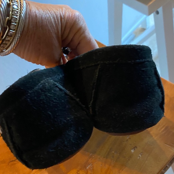 UGG womens Black Suede Loafers sz 9.5 - Picture 6 of 9